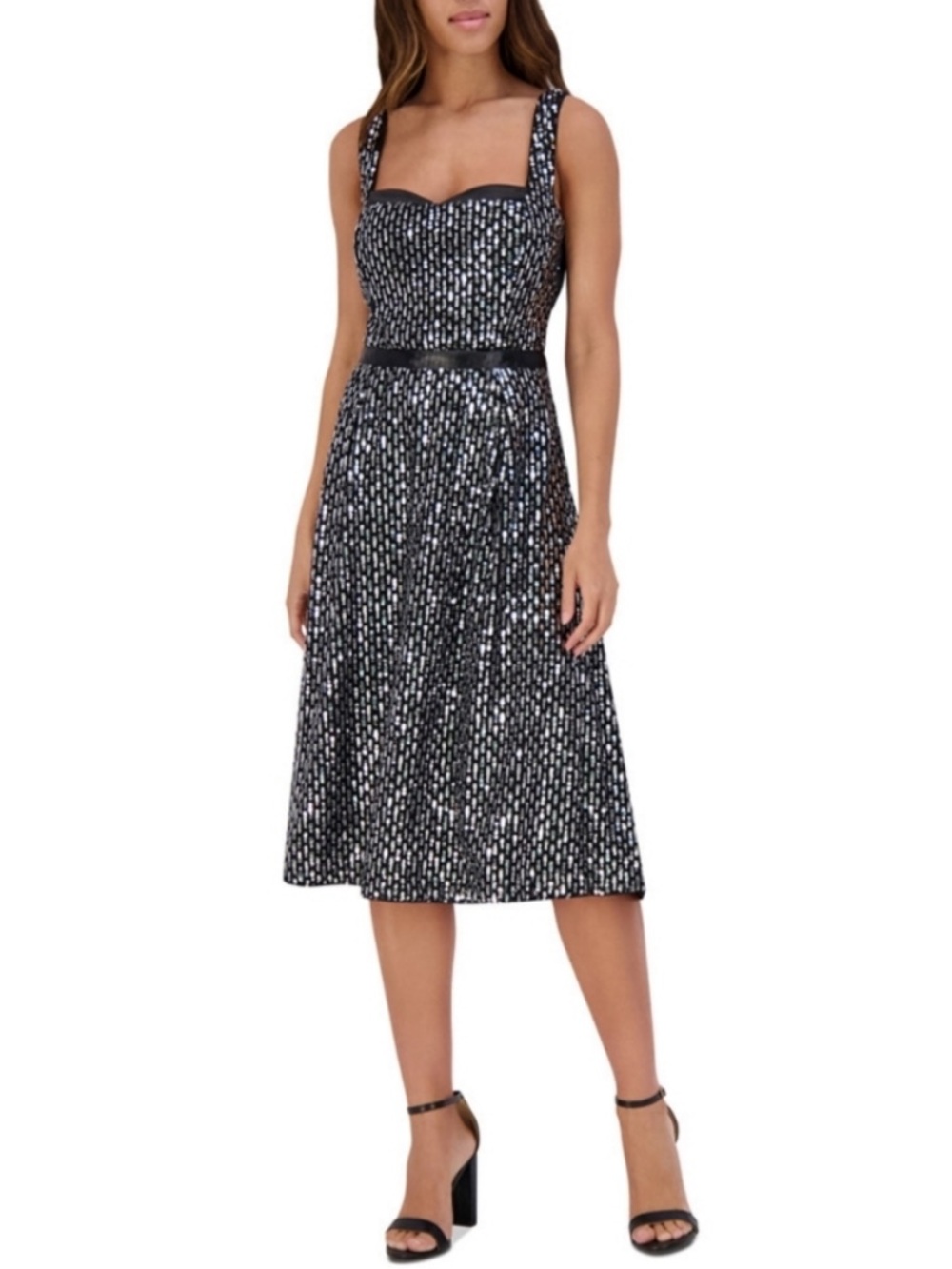 🆕 Kensie Sequin Black & Silver Dress - 16